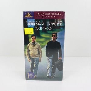 Rain Man (VHS, 1988) Tom Cruise Dustin Hoffman BRAND NEW SEALED
